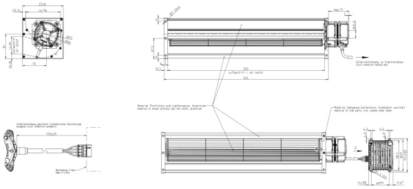 Тангенциальный вентилятор ebmpapst QL80/5000-BG4310 -500272 KT