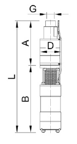 Габаритные размеры ЭЦВ 5-6,5-140