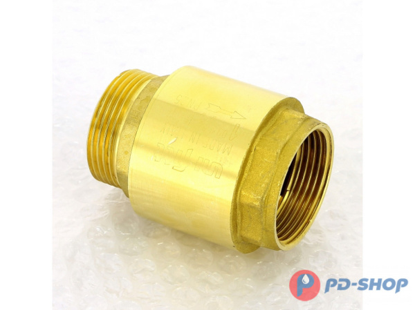 Клапан обратный пружинный с металлическим затвором НВ 1"1/4