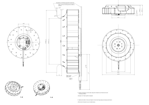Вентилятор компактный ebmpapst REF 175-30/18/2TDP