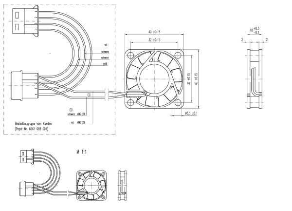 Вентилятор компактный ebmpapst 412 FM