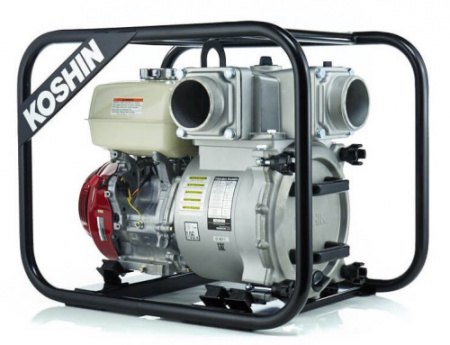 Мотопомпа бензиновая для сильнозагрязненных вод Koshin KTH-100S o/s