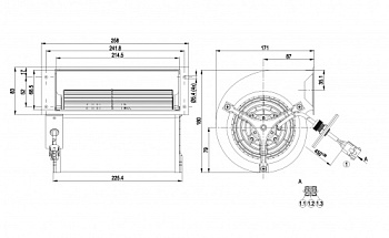 Центробежный вентилятор ebmpapst D2D133AB0619