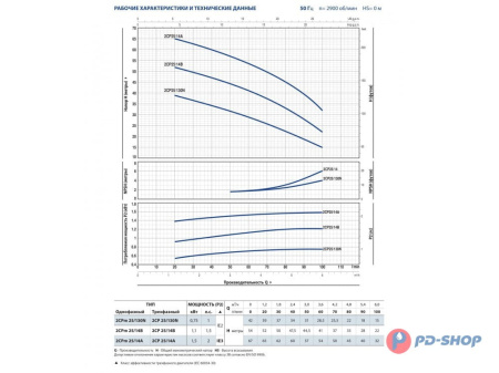 Насосная станция Pedrollo 2CPm 25/16A 50cl с/х