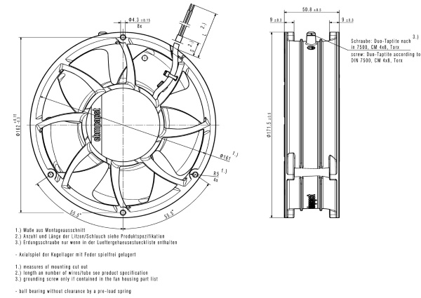 Вентилятор компактный ebmpapst 6318 N/2 HHP