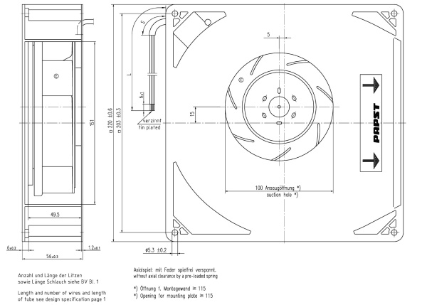 Вентилятор компактный ebmpapst RG 160-28/14 NTD
