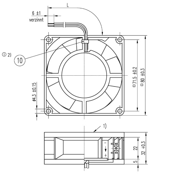 Вентилятор компактный ebmpapst 8312 L