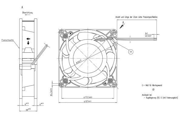 Вентилятор компактный ebmpapst DV 5214/2 HP