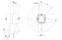 Осевой вентилятор ebmpapst A1G250AH3752