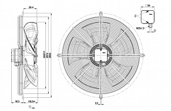 Осевой вентилятор ebmpapst S4E500BJ0102