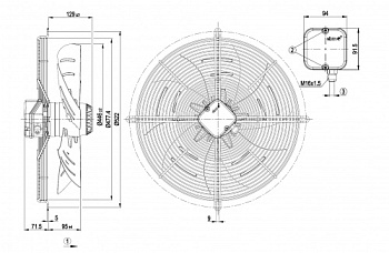 Осевой вентилятор ebmpapst S4E450BP0118