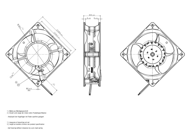 Вентилятор компактный ebmpapst 5314/2 TDHP