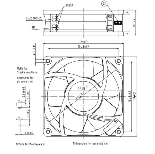 Вентилятор компактный ebmpapst 4890 N